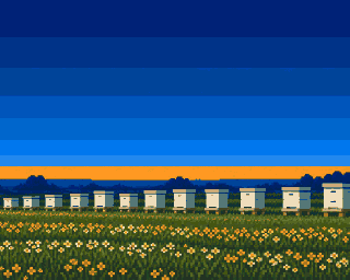 The back screen: the apiary in this season